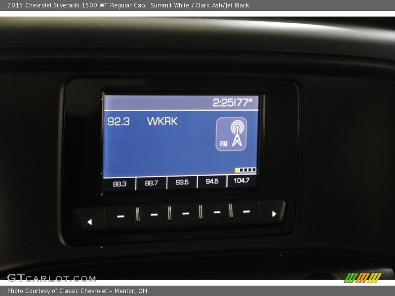 Summit White / Dark Ash/Jet Black 2015 Chevrolet Silverado 1500 WT Regular Cab