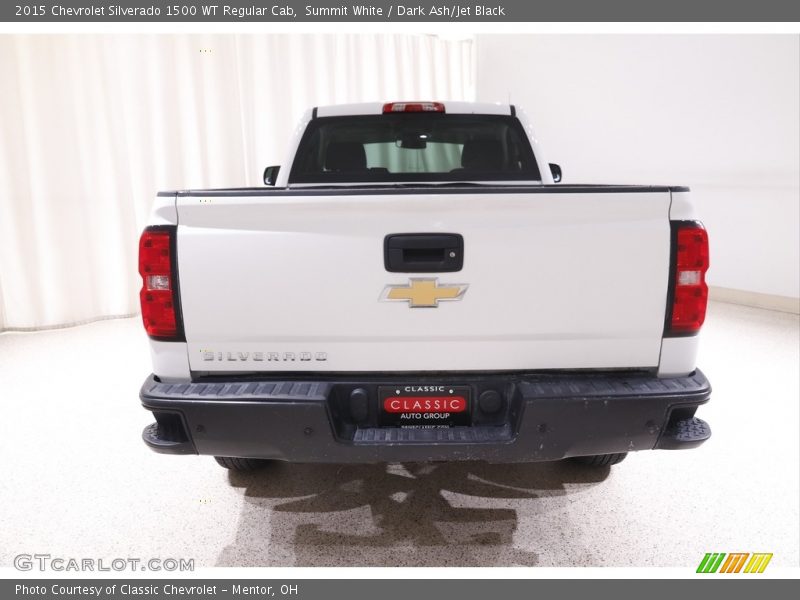 Summit White / Dark Ash/Jet Black 2015 Chevrolet Silverado 1500 WT Regular Cab