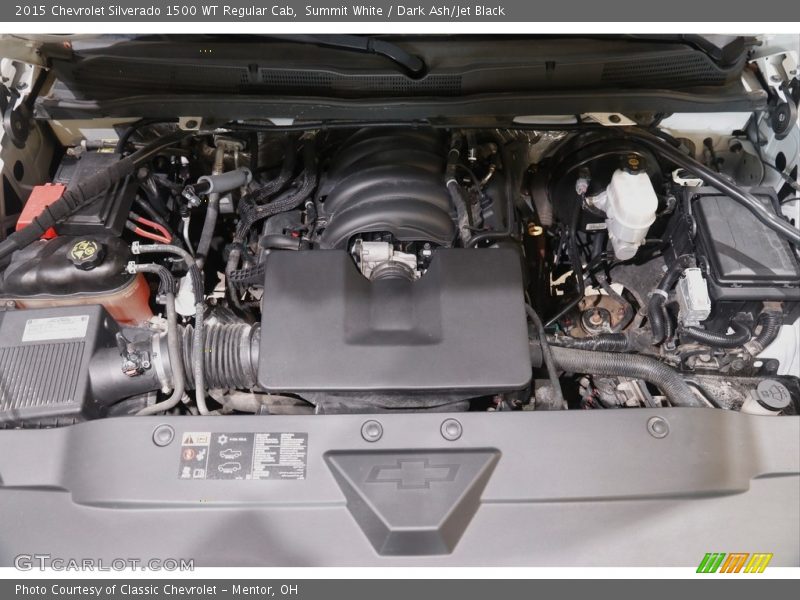 Summit White / Dark Ash/Jet Black 2015 Chevrolet Silverado 1500 WT Regular Cab