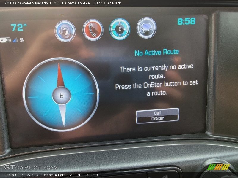 Black / Jet Black 2018 Chevrolet Silverado 1500 LT Crew Cab 4x4