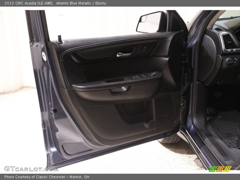 Atlantis Blue Metallic / Ebony 2013 GMC Acadia SLE AWD