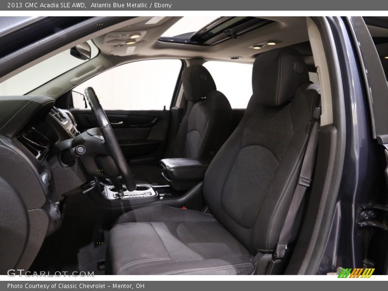 Atlantis Blue Metallic / Ebony 2013 GMC Acadia SLE AWD