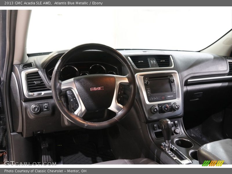 Atlantis Blue Metallic / Ebony 2013 GMC Acadia SLE AWD