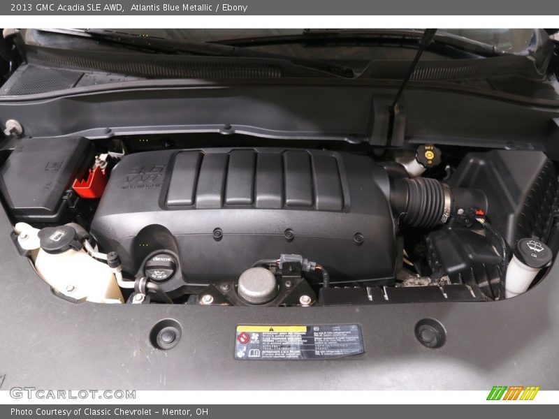 Atlantis Blue Metallic / Ebony 2013 GMC Acadia SLE AWD