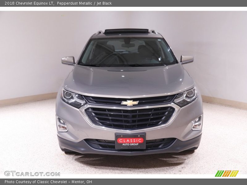 Pepperdust Metallic / Jet Black 2018 Chevrolet Equinox LT