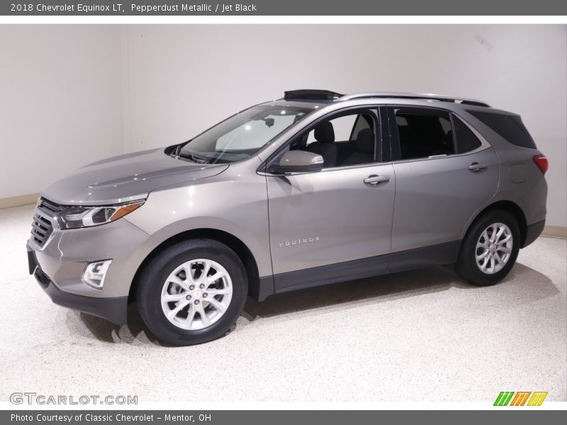 Pepperdust Metallic / Jet Black 2018 Chevrolet Equinox LT