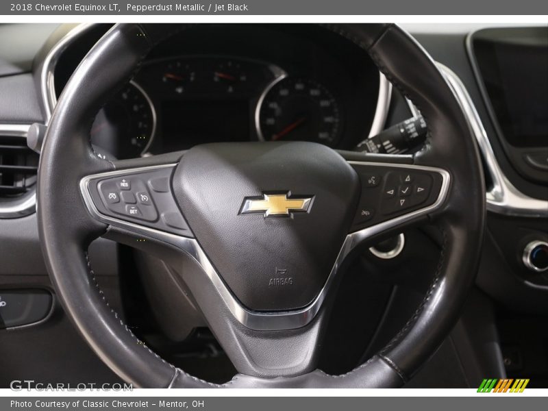 Pepperdust Metallic / Jet Black 2018 Chevrolet Equinox LT