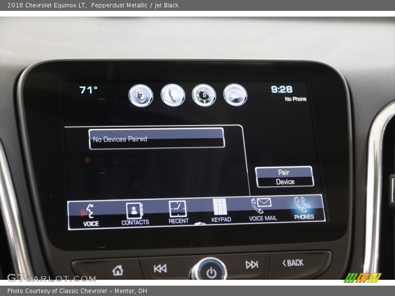 Pepperdust Metallic / Jet Black 2018 Chevrolet Equinox LT