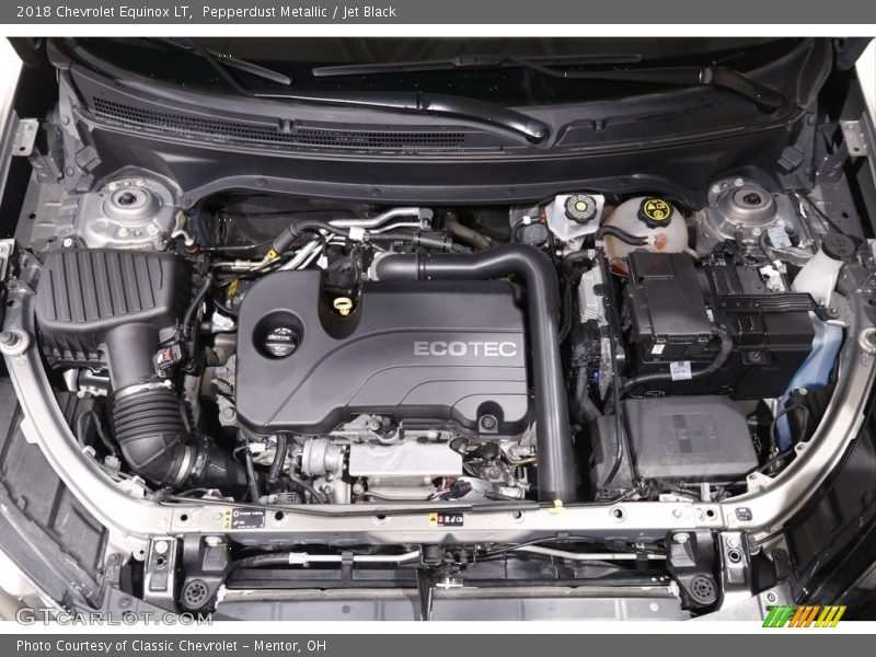 Pepperdust Metallic / Jet Black 2018 Chevrolet Equinox LT
