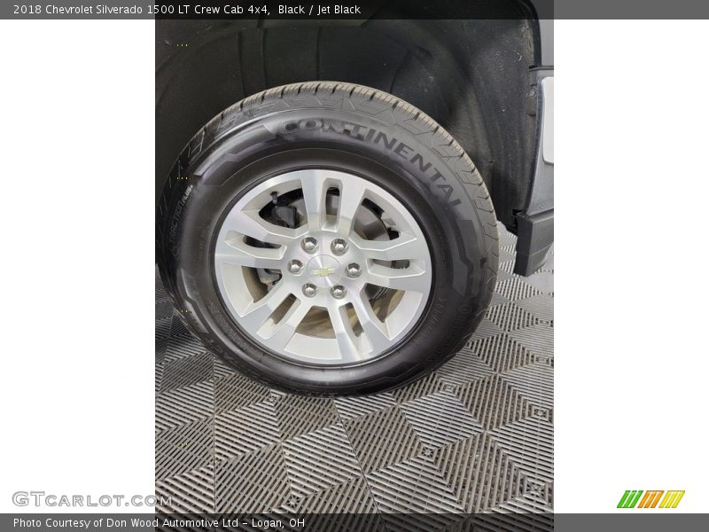 Black / Jet Black 2018 Chevrolet Silverado 1500 LT Crew Cab 4x4