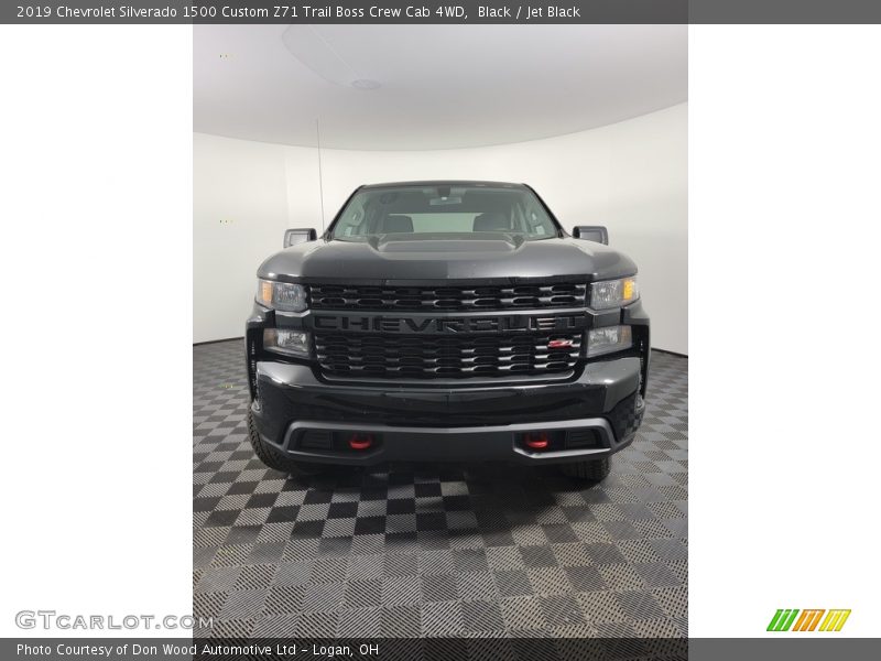 Black / Jet Black 2019 Chevrolet Silverado 1500 Custom Z71 Trail Boss Crew Cab 4WD