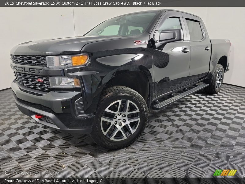 Black / Jet Black 2019 Chevrolet Silverado 1500 Custom Z71 Trail Boss Crew Cab 4WD