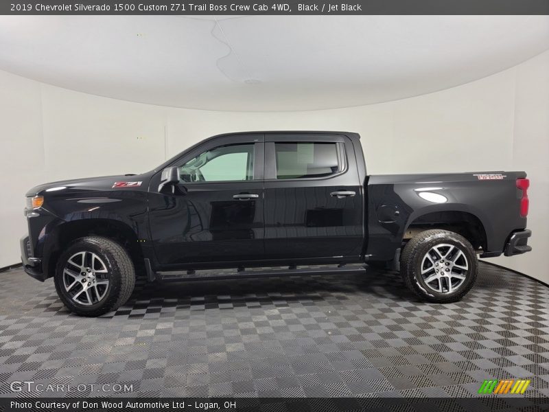 Black / Jet Black 2019 Chevrolet Silverado 1500 Custom Z71 Trail Boss Crew Cab 4WD