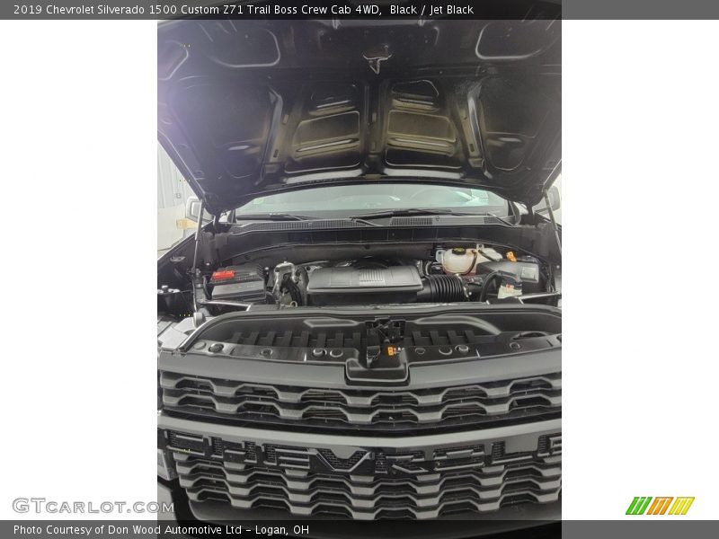 Black / Jet Black 2019 Chevrolet Silverado 1500 Custom Z71 Trail Boss Crew Cab 4WD