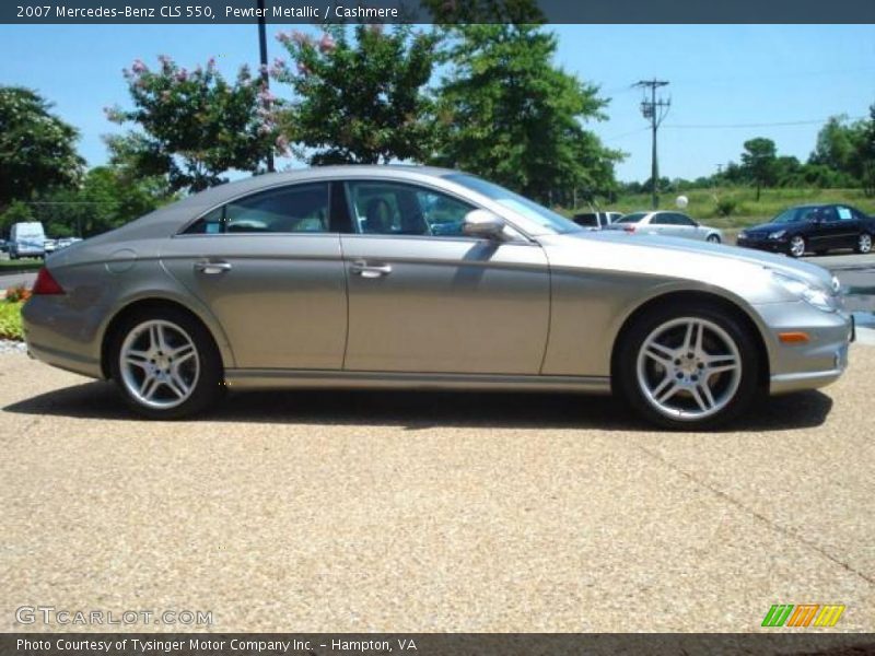 Pewter Metallic / Cashmere 2007 Mercedes-Benz CLS 550