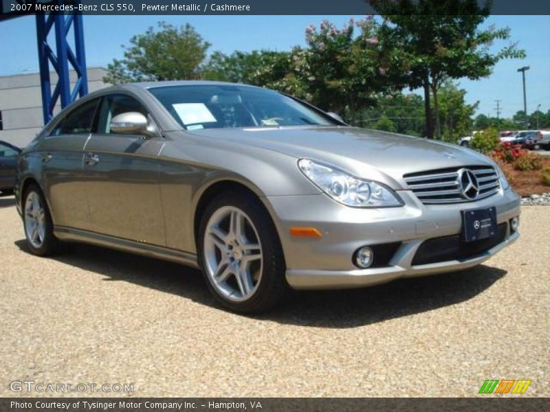Pewter Metallic / Cashmere 2007 Mercedes-Benz CLS 550