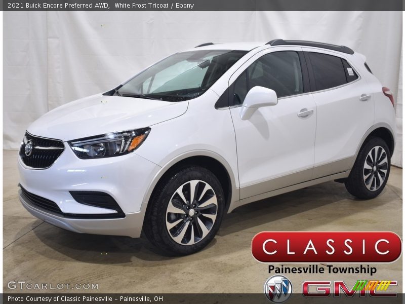White Frost Tricoat / Ebony 2021 Buick Encore Preferred AWD