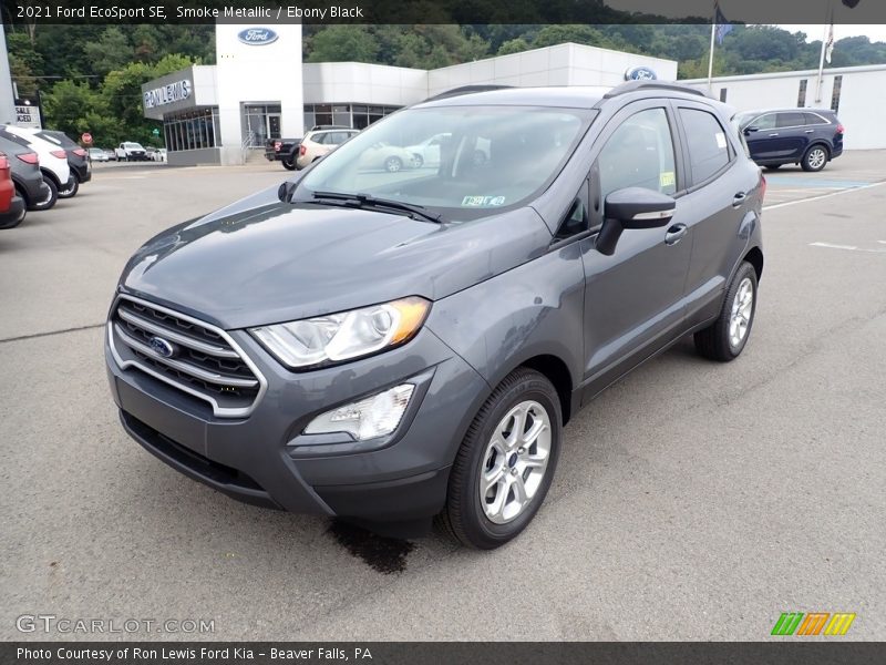 Smoke Metallic / Ebony Black 2021 Ford EcoSport SE