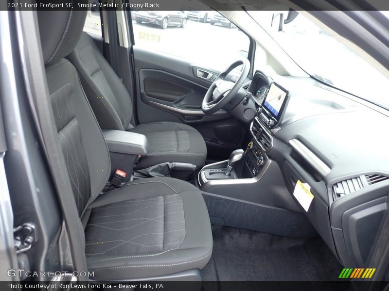 Front Seat of 2021 EcoSport SE