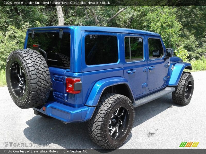 Ocean Blue Metallic / Black 2020 Jeep Wrangler Unlimited Sahara 4x4