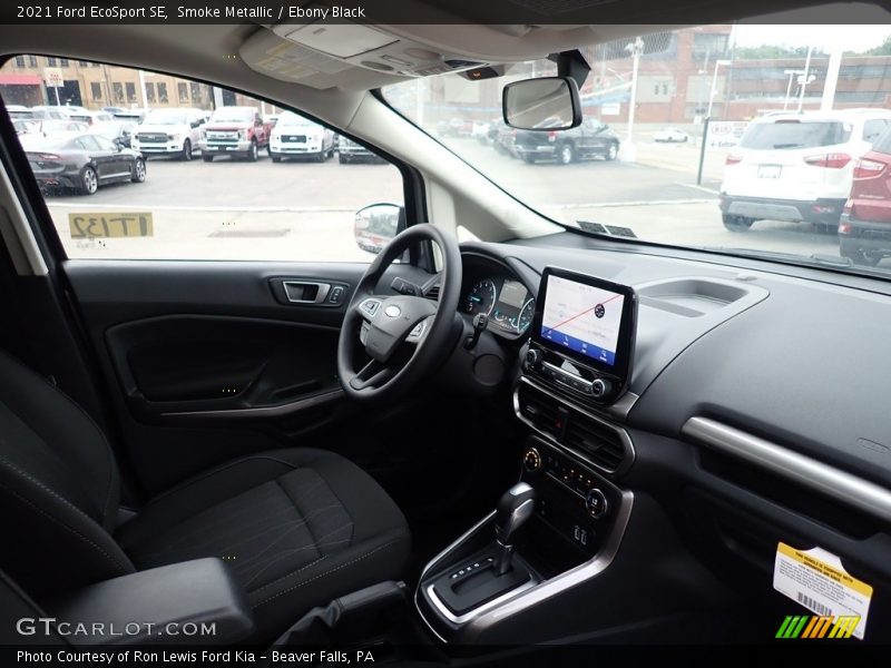 Smoke Metallic / Ebony Black 2021 Ford EcoSport SE