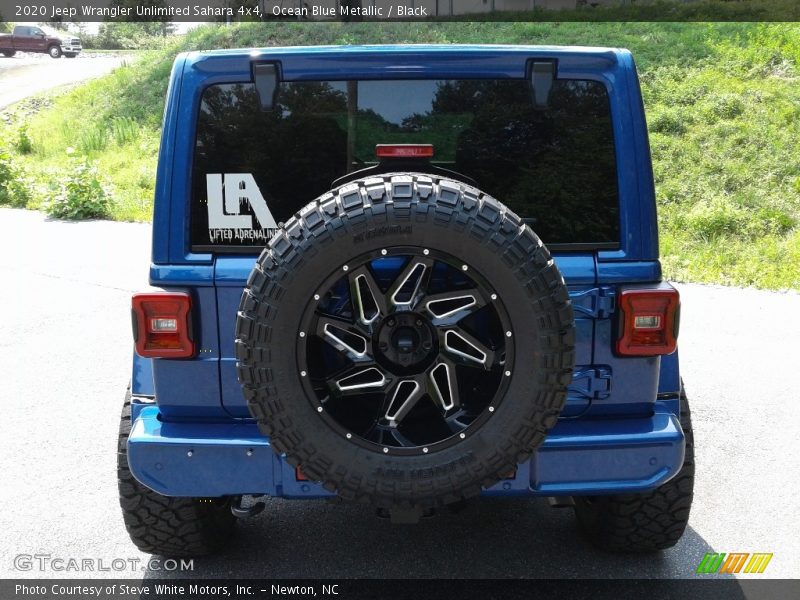 Ocean Blue Metallic / Black 2020 Jeep Wrangler Unlimited Sahara 4x4