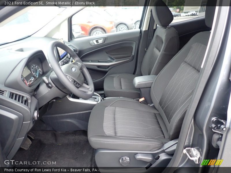 Front Seat of 2021 EcoSport SE