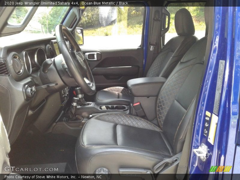 Ocean Blue Metallic / Black 2020 Jeep Wrangler Unlimited Sahara 4x4