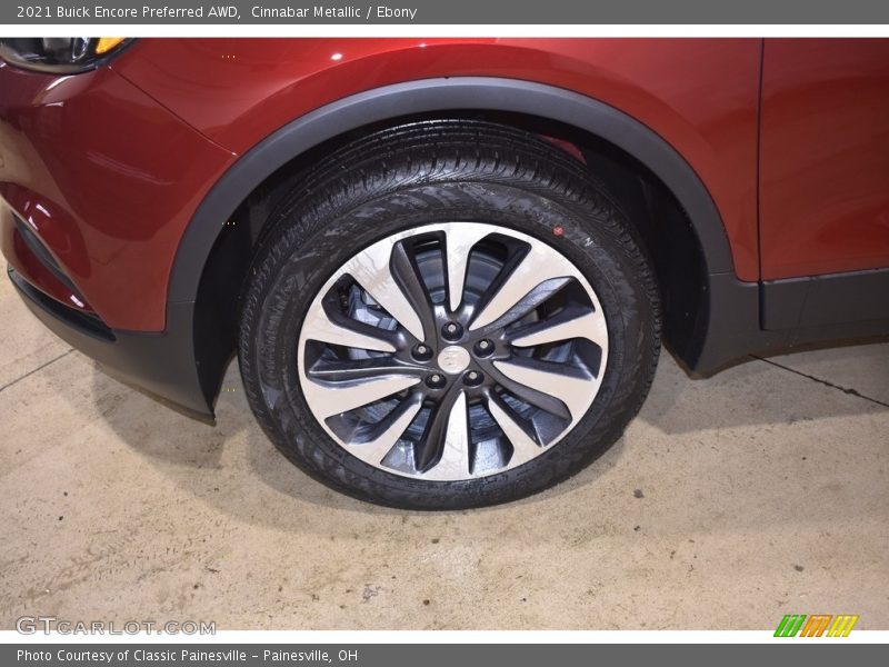 Cinnabar Metallic / Ebony 2021 Buick Encore Preferred AWD