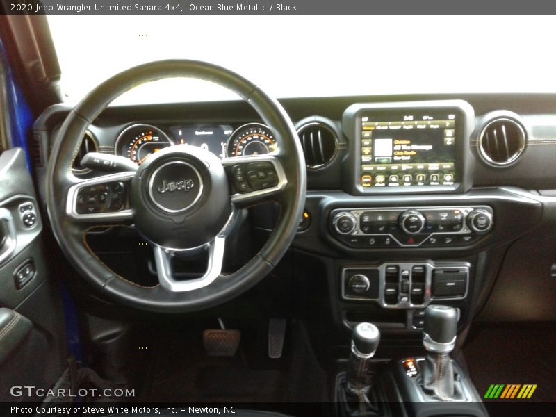 Ocean Blue Metallic / Black 2020 Jeep Wrangler Unlimited Sahara 4x4