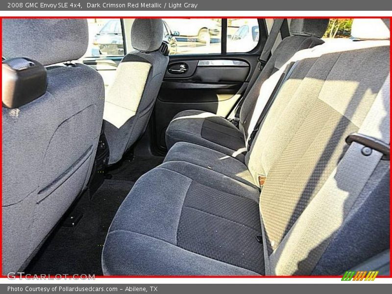 Dark Crimson Red Metallic / Light Gray 2008 GMC Envoy SLE 4x4