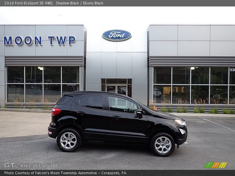 Shadow Black / Ebony Black 2019 Ford EcoSport SE 4WD