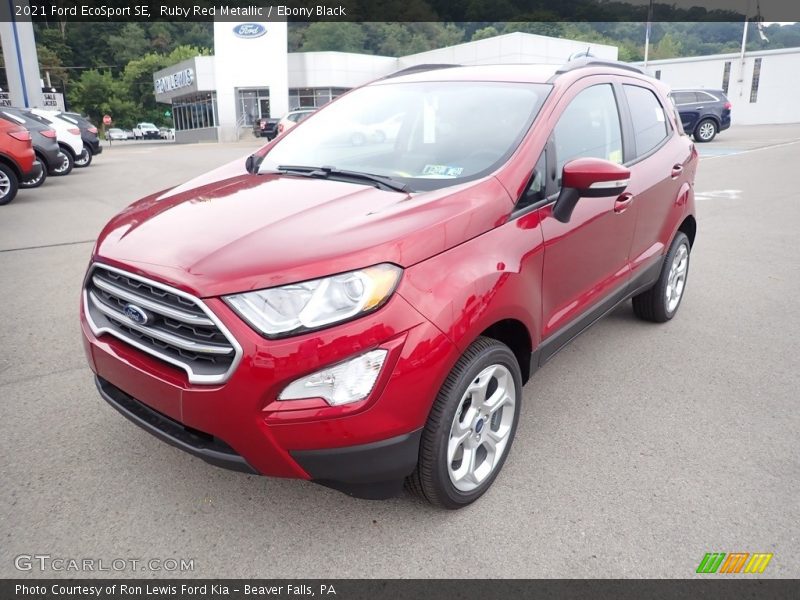 Ruby Red Metallic / Ebony Black 2021 Ford EcoSport SE