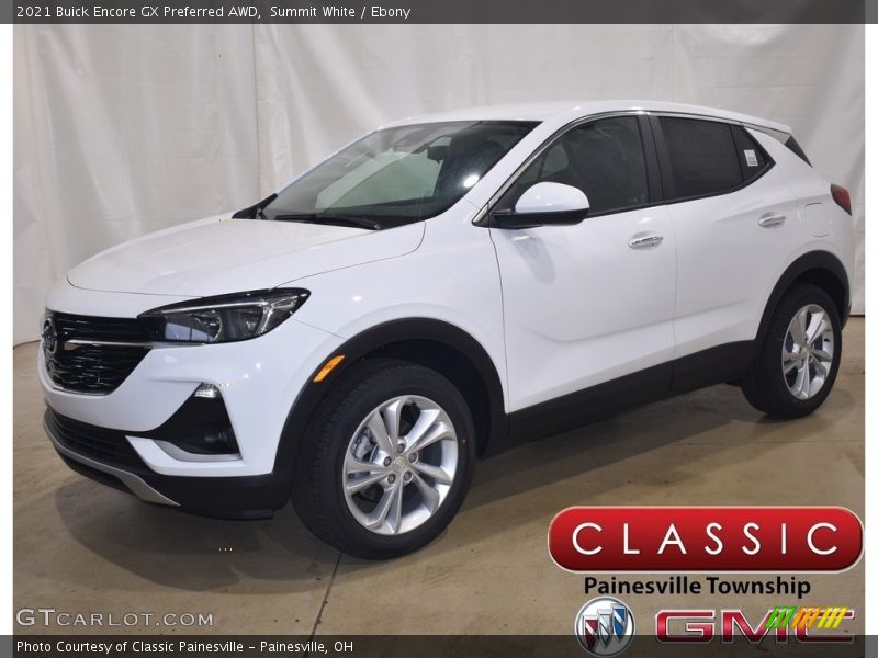 Summit White / Ebony 2021 Buick Encore GX Preferred AWD