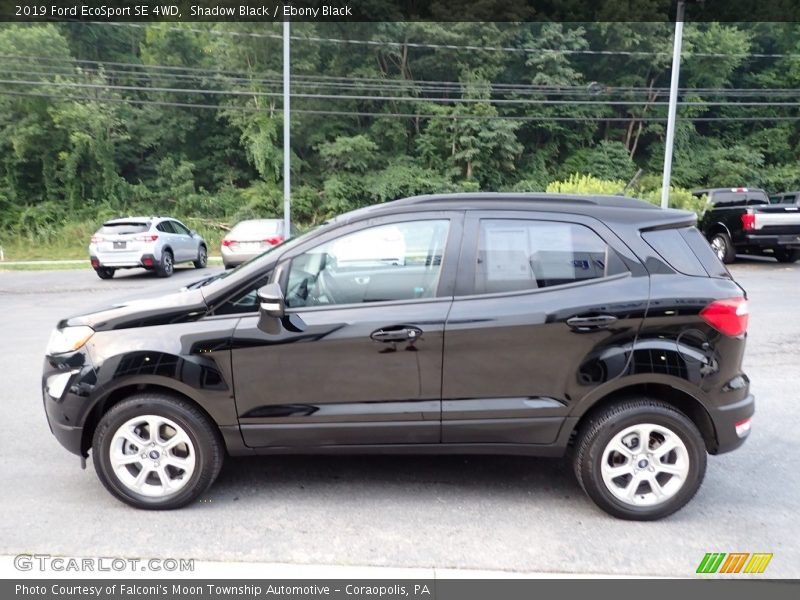 Shadow Black / Ebony Black 2019 Ford EcoSport SE 4WD