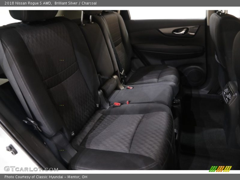 Brilliant Silver / Charcoal 2018 Nissan Rogue S AWD
