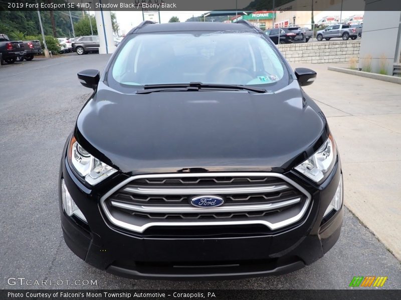 Shadow Black / Ebony Black 2019 Ford EcoSport SE 4WD