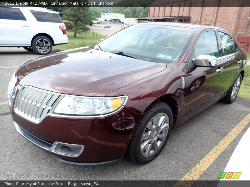 Cinnamon Metallic / Dark Charcoal 2012 Lincoln MKZ AWD