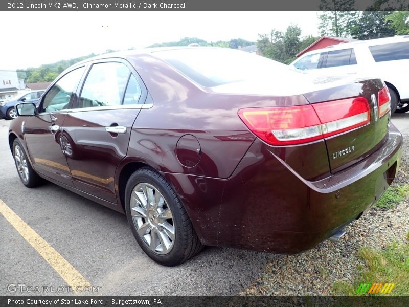 Cinnamon Metallic / Dark Charcoal 2012 Lincoln MKZ AWD