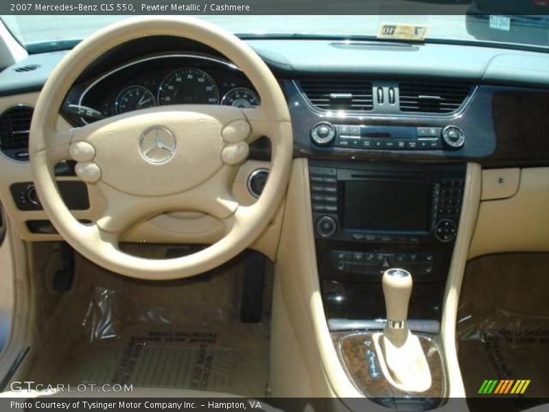 Pewter Metallic / Cashmere 2007 Mercedes-Benz CLS 550