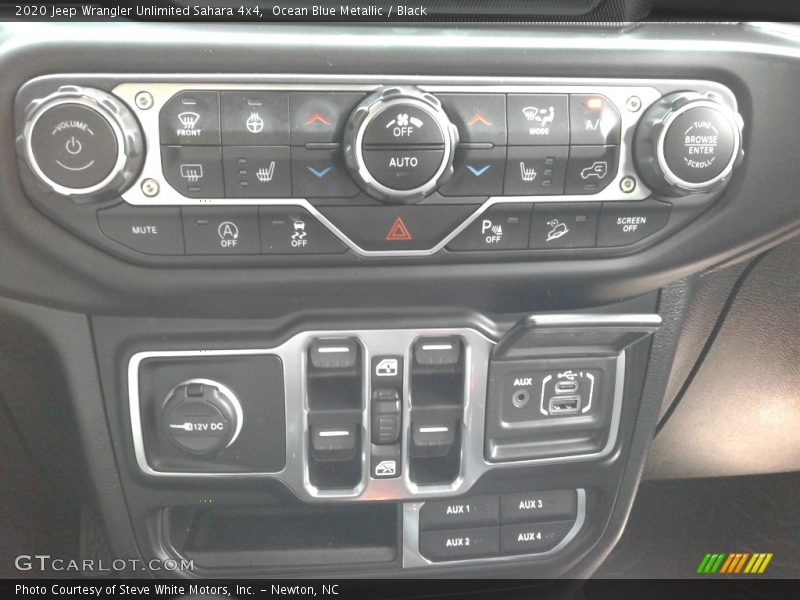 Ocean Blue Metallic / Black 2020 Jeep Wrangler Unlimited Sahara 4x4