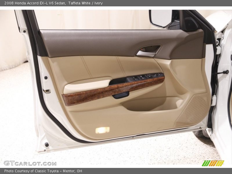 Taffeta White / Ivory 2008 Honda Accord EX-L V6 Sedan