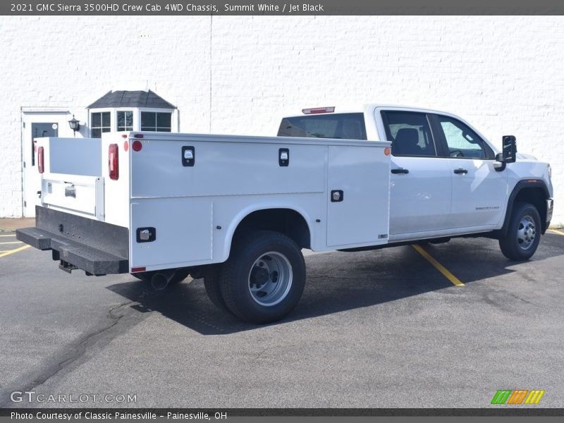 Summit White / Jet Black 2021 GMC Sierra 3500HD Crew Cab 4WD Chassis
