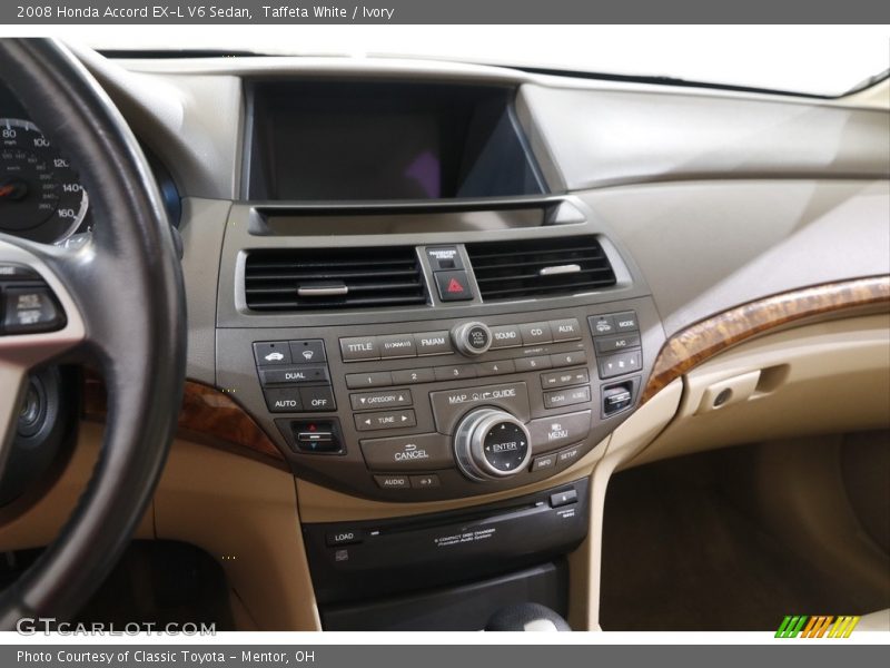 Taffeta White / Ivory 2008 Honda Accord EX-L V6 Sedan