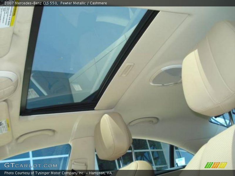 Pewter Metallic / Cashmere 2007 Mercedes-Benz CLS 550