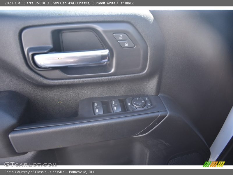 Summit White / Jet Black 2021 GMC Sierra 3500HD Crew Cab 4WD Chassis