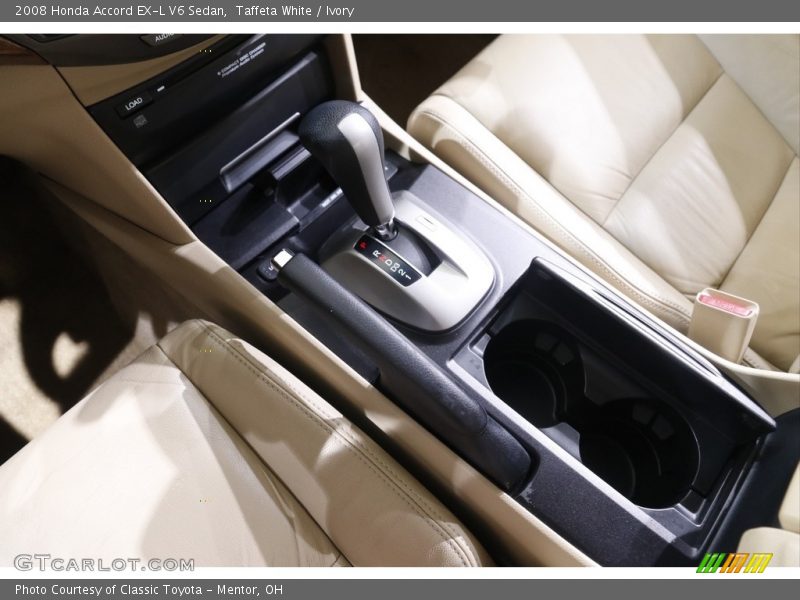 Taffeta White / Ivory 2008 Honda Accord EX-L V6 Sedan