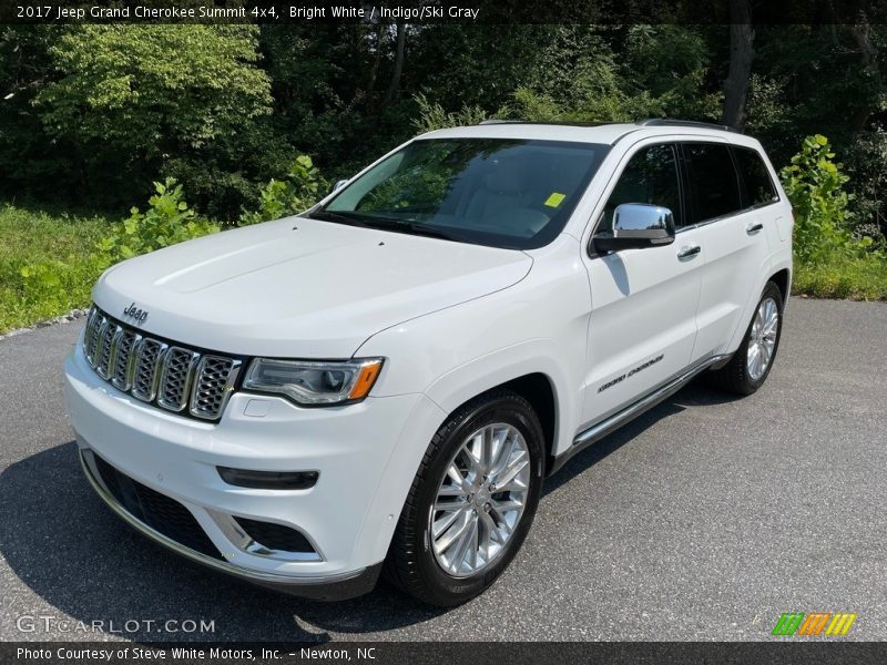 Bright White / Indigo/Ski Gray 2017 Jeep Grand Cherokee Summit 4x4