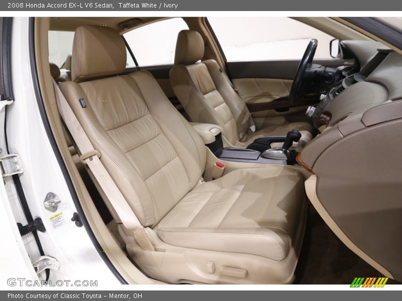 Taffeta White / Ivory 2008 Honda Accord EX-L V6 Sedan