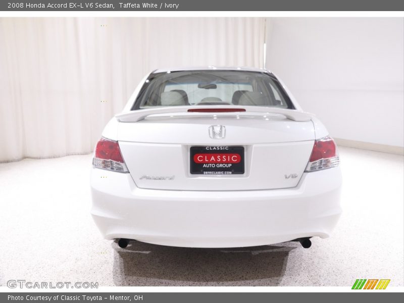 Taffeta White / Ivory 2008 Honda Accord EX-L V6 Sedan